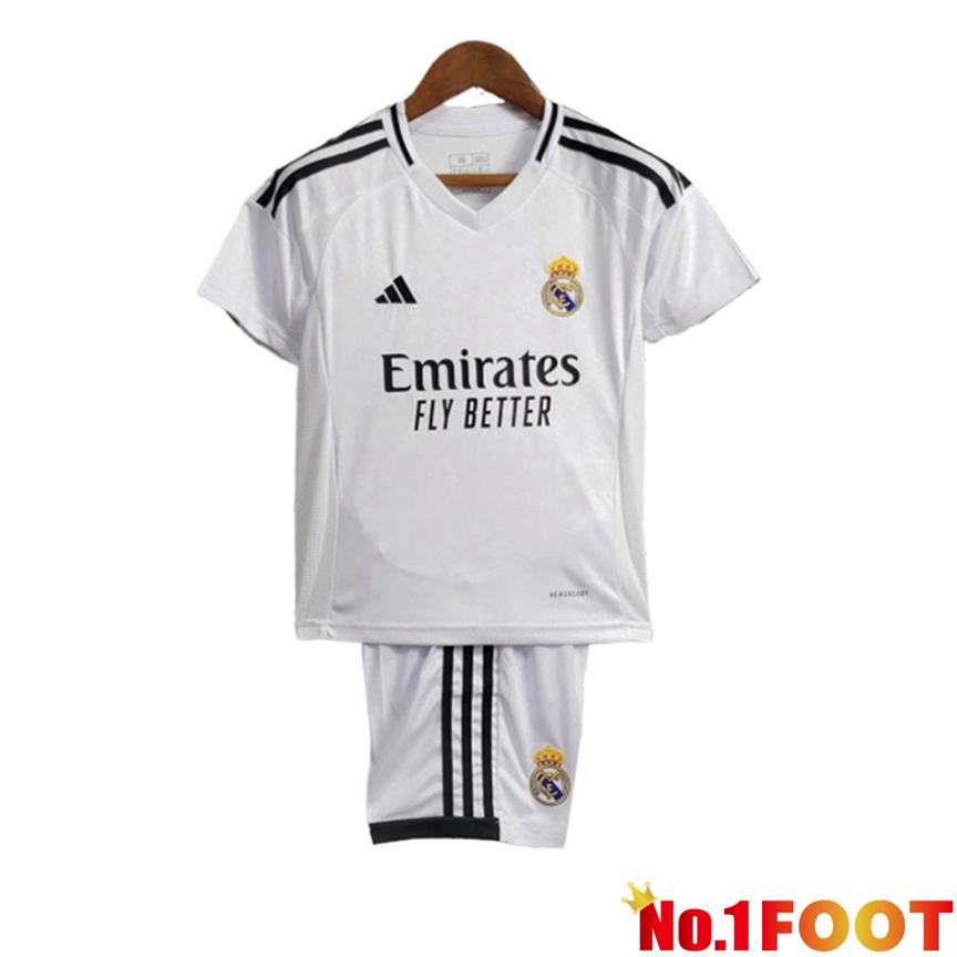 Real Madrid Kids Home Soccer Jersey 2024/2025