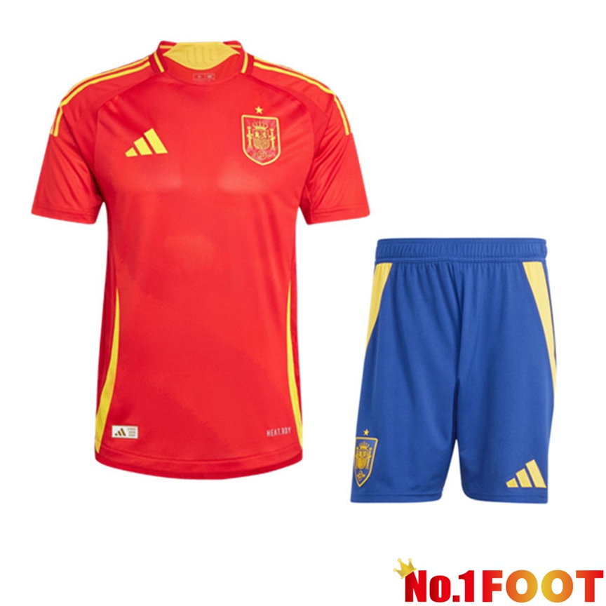 Spain Kids Home Soccer Jersey 2024/2025