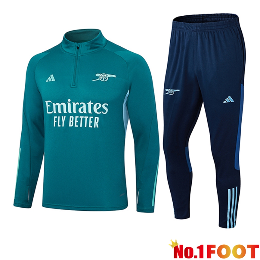 Arsenal kit Training Tracksuit Green/Blue 2024/2025