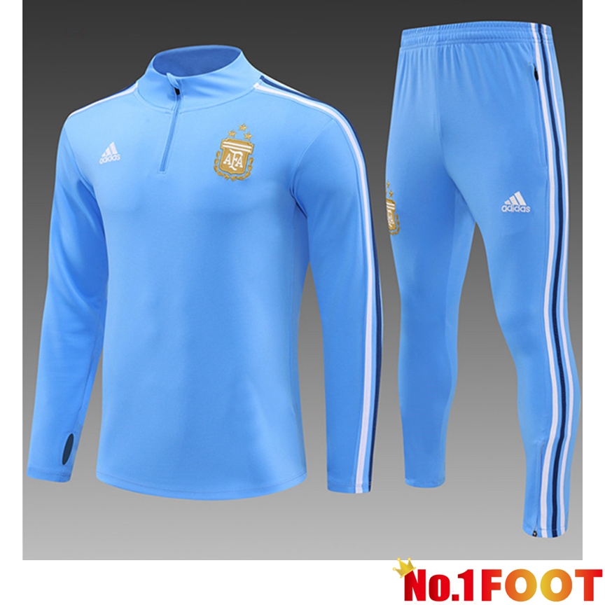 Argentina Kids kit Training Tracksuit Blue 2024/2025 - Click Image to Close