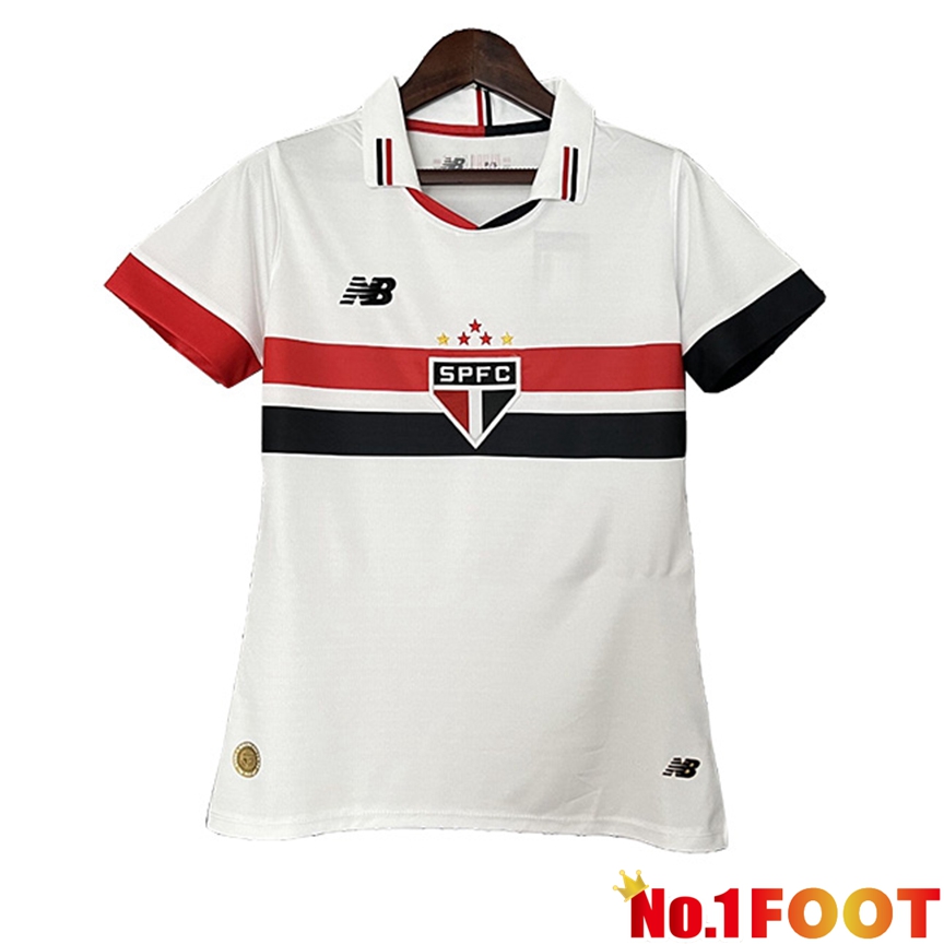 Sao Paulo FC Womens Home Soccer Jersey 2024/2025