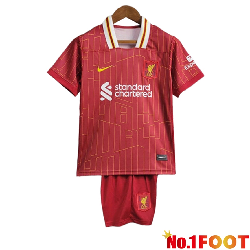 FC Liverpool Kids Home Soccer Jersey 2024/2025