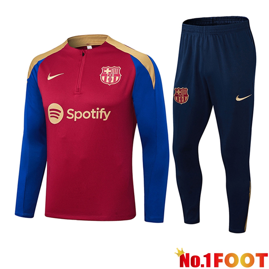 FC Barcelona kit Training Tracksuit Red/Blue/Yellow 2024/2025