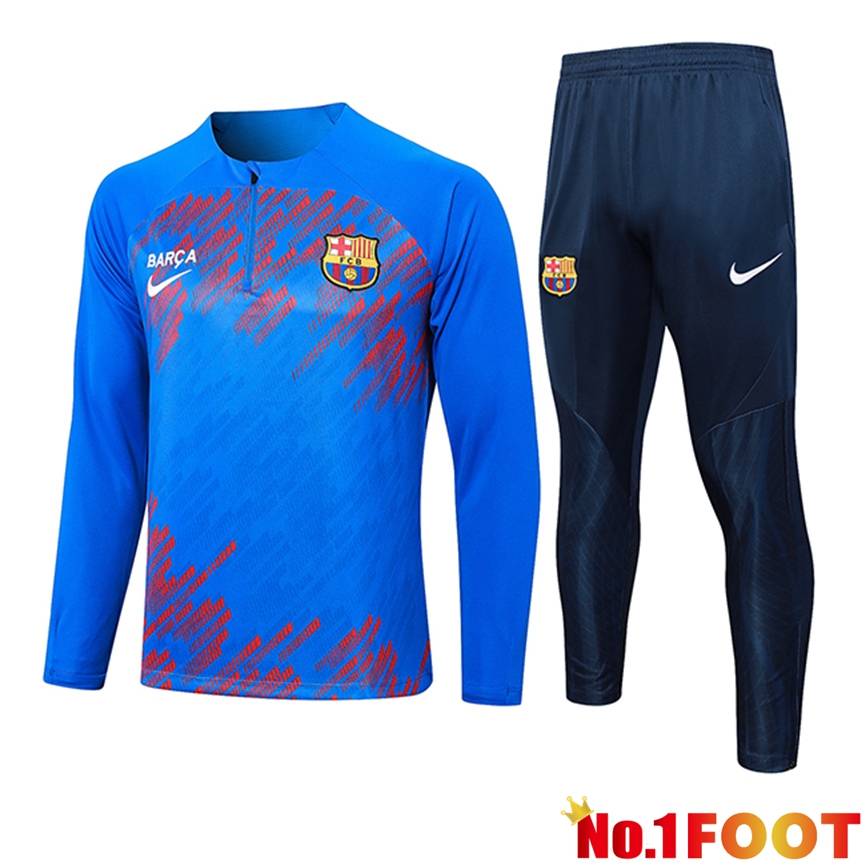 FC Barcelona kit Training Tracksuit Blue/Red 2024/2025