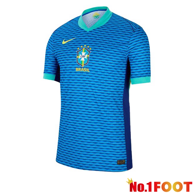 Brazil Away Soccer Jersey Blue 2024/2025