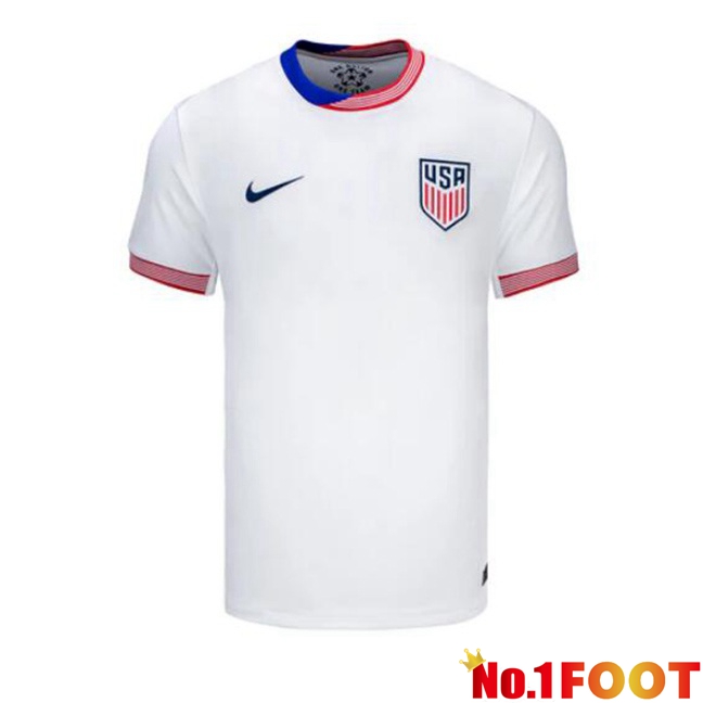 USA Home Soccer Jersey White 2024/2025