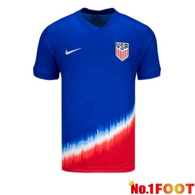 USA Away Soccer Jersey Blue 2024/2025