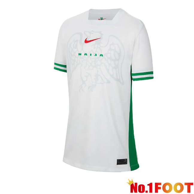 Nigeria Home Soccer Jersey White 2024/2025