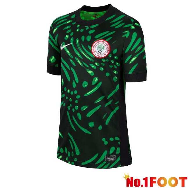 Nigeria Away Soccer Jersey Green 2024/2025