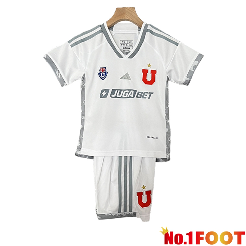 Universidad De Chile Kids Away Soccer Jersey 2024/2025