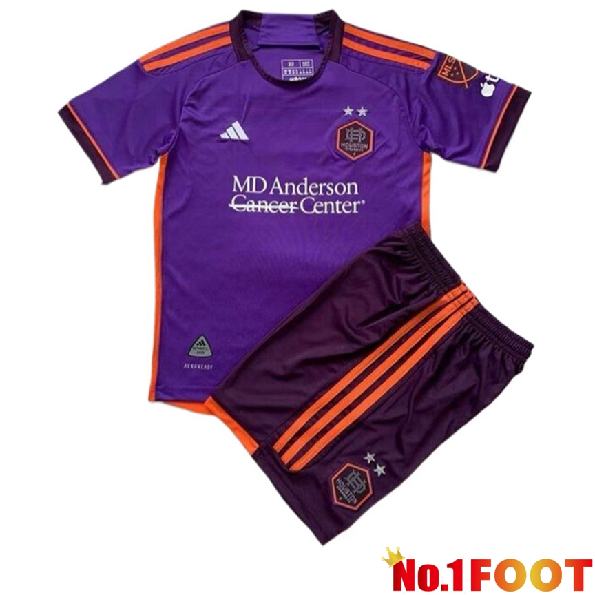 Houston Dynamo Kids Away Soccer Jersey 2024/2025