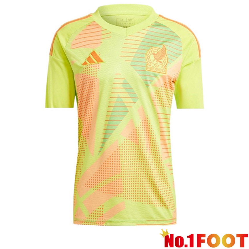 Mexico Goalkeeper Soccer Jersey Yellow 2024/2025