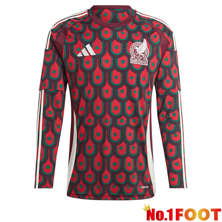 Mexico Long sleeve Home Soccer Jersey 2024/2025