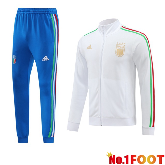 Italy kit Training Tracksuit - Training Jacket White 2024/2025