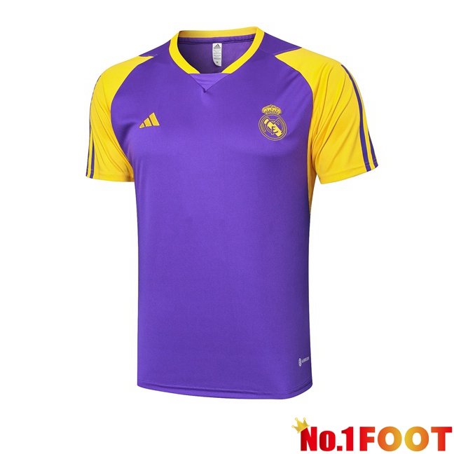 Real Madrid Training T Shirt Purple 2024/2025