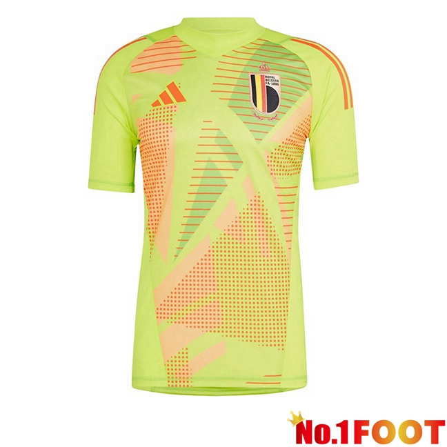 Belgium Goalkeeper Soccer Jersey Yellow 2024/2025