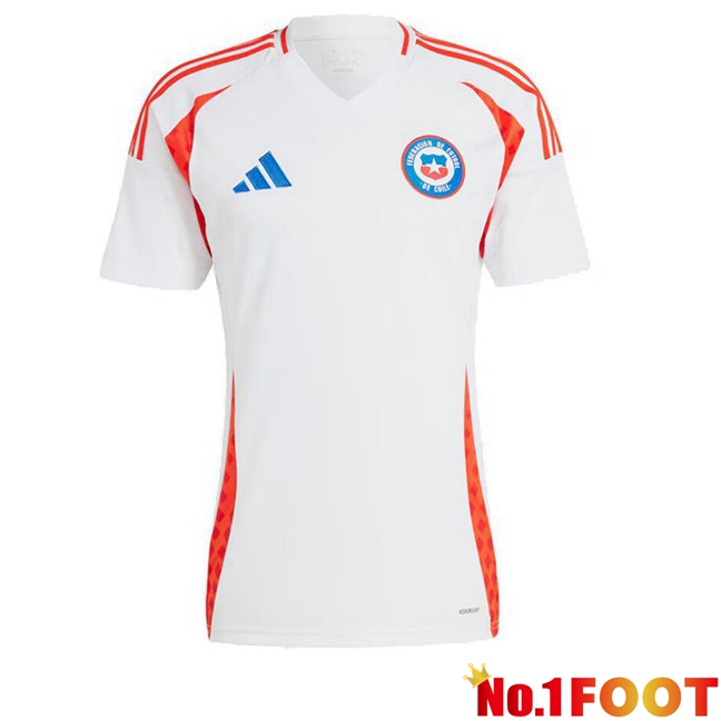 Chili Away Soccer Jersey White 2024/2025