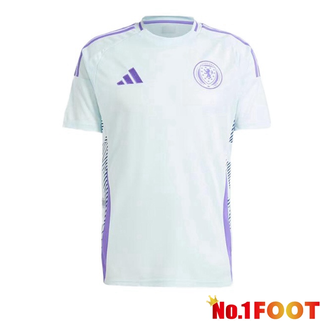 Scotland Away Soccer Jersey Blue 2024/2025