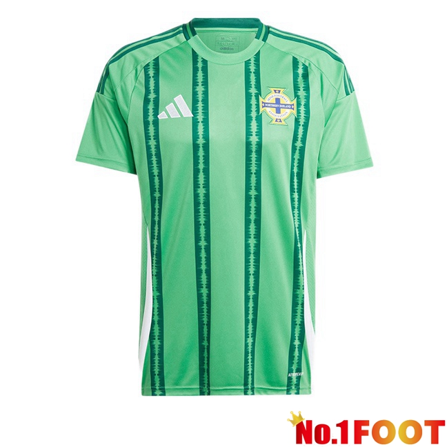 North Ireland Home Soccer Jersey Green 2024/2025