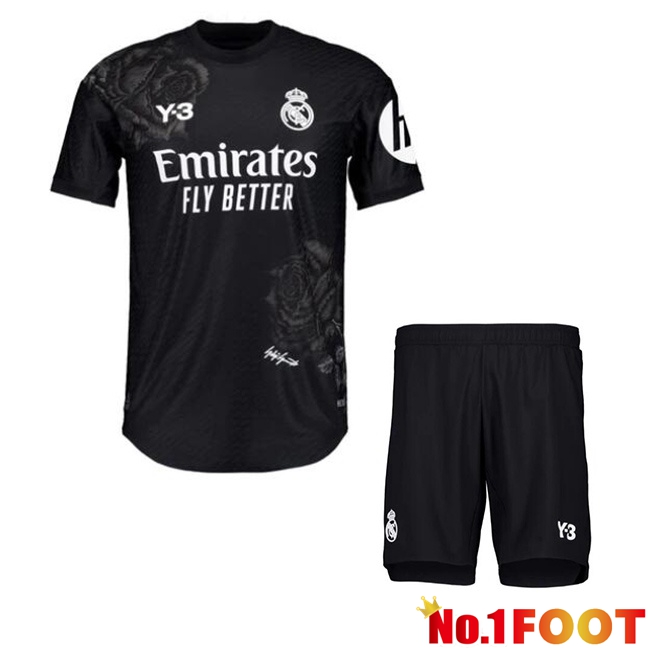 Real Madrid Kids Goalkeeper Soccer Jersey Black 2023/2024