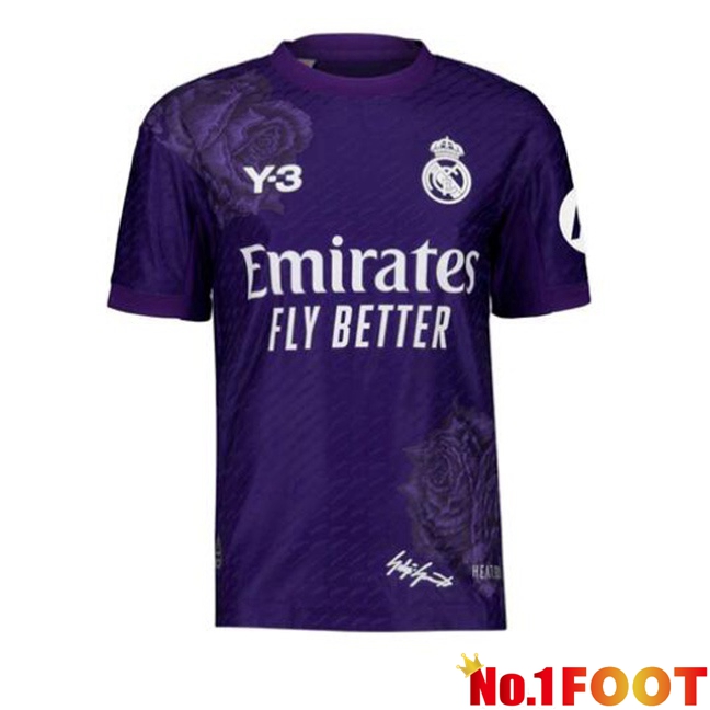 Real Madrid Fourth Soccer Jersey Purple 2023/2024