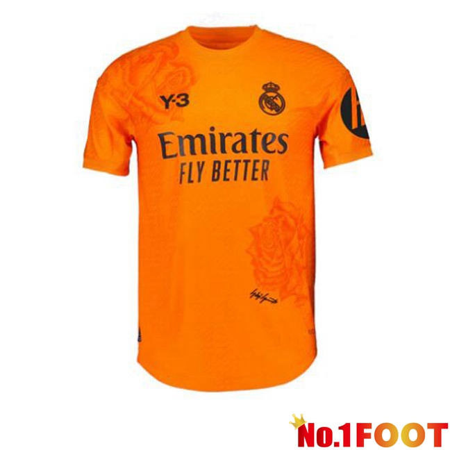 Real Madrid Goalkeeper Soccer Jersey Orange 2023/2024