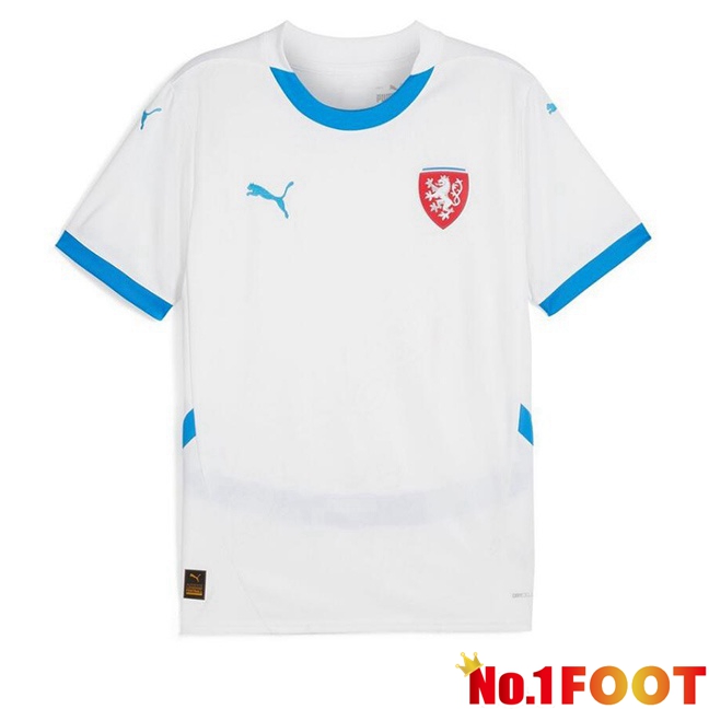 Czechia Away Soccer Jersey White 2024/2025