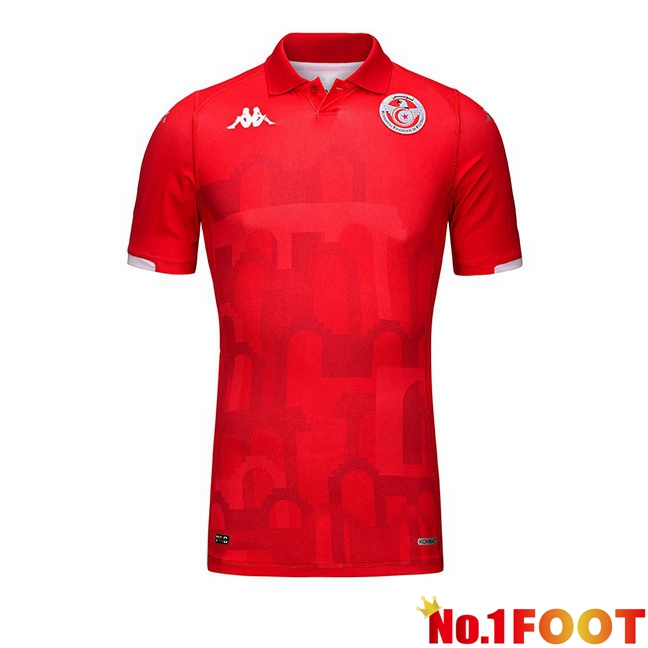 Tunisia Home Soccer Jersey Red 2024/2025