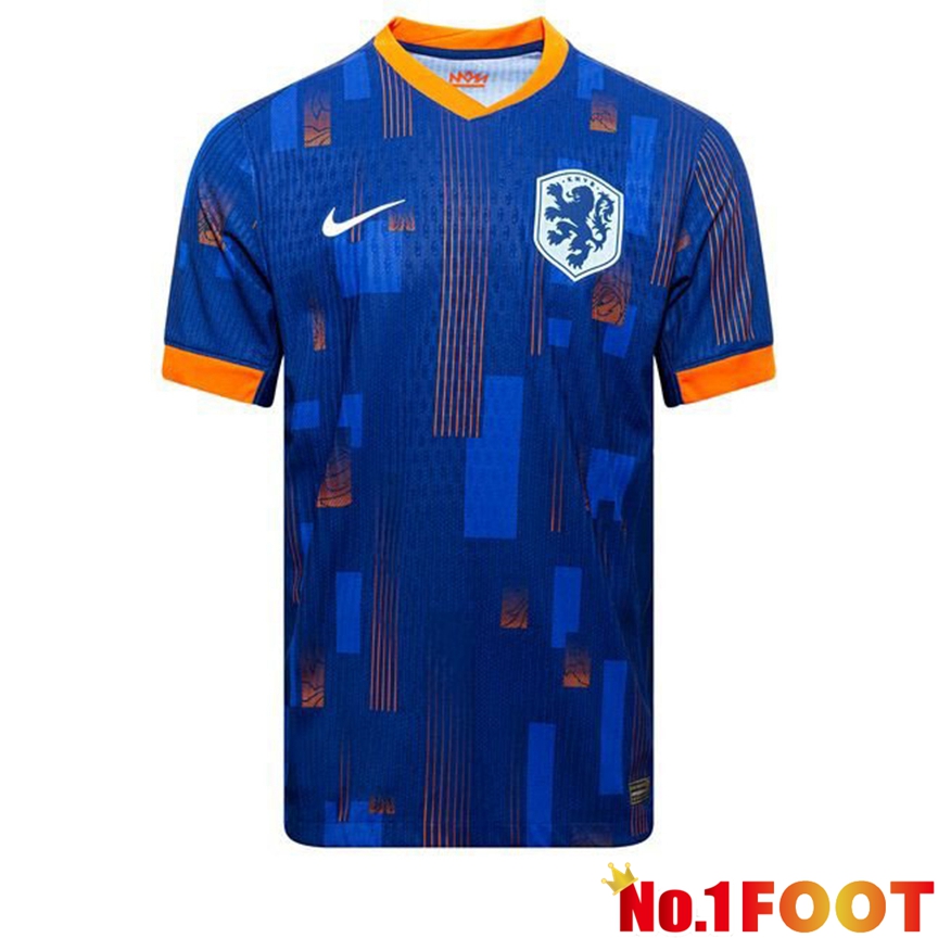 Netherlands Away Soccer Jersey UEFA Euro 2024