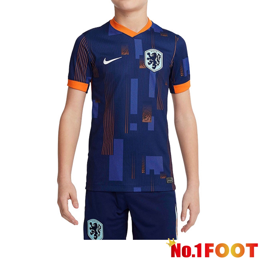 Netherlands Kids Away Soccer Jersey 2024/2025