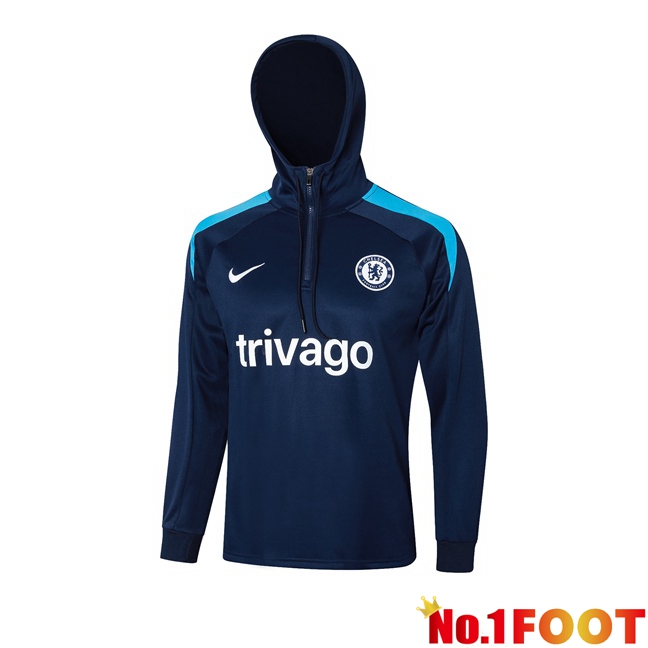 FC Chelsea Training Sweatshirt Hoodie Blue Royal 2024/2025