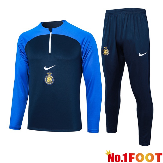 Al-Nassr FC kit Training Tracksuit Blue Royal 2024/2025