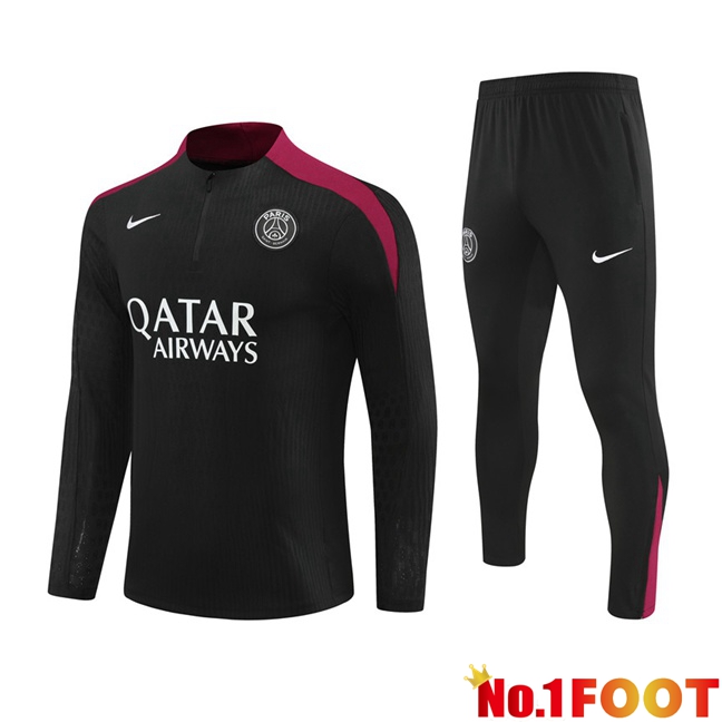 Paris PSG kit Training Tracksuit Black 2024/2025