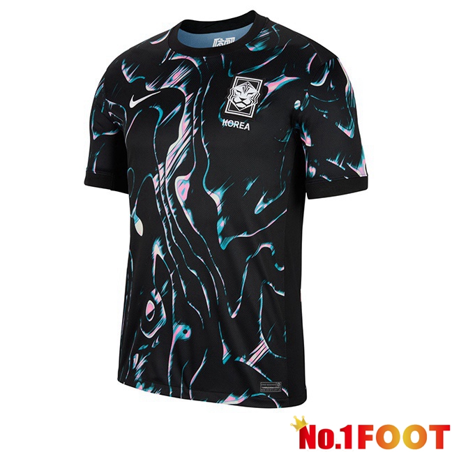 Korea Away Soccer Jersey Black 2024/2025