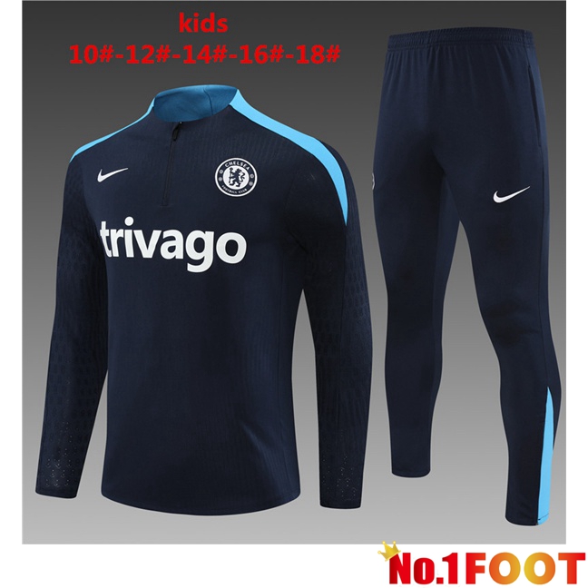 FC Chelsea Kids kit Training Tracksuit Blue Royal 2024/2025