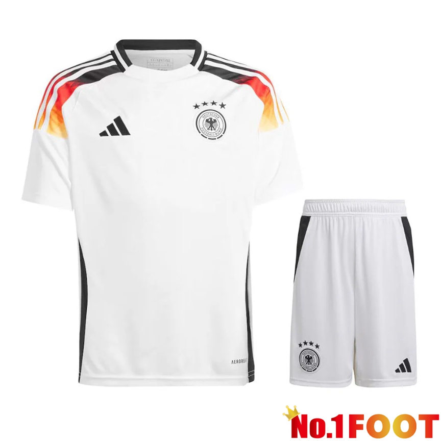 Germany Home Soccer Jersey + Shorts Kit UEFA Euro 2024