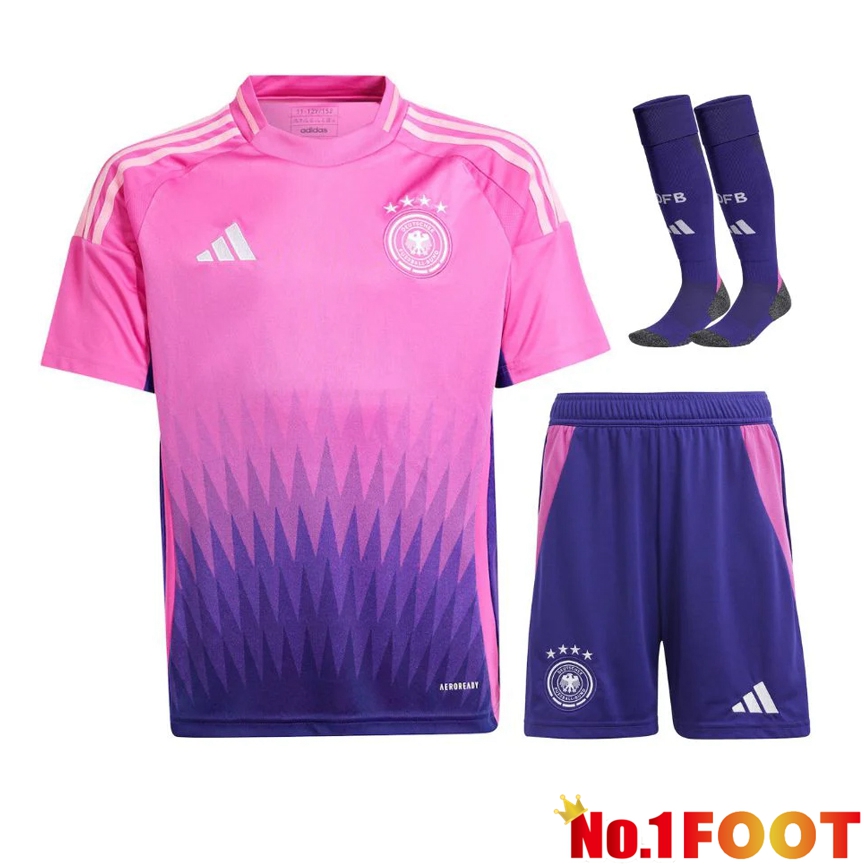 Germany Away Soccer Jersey (Shorts + Socks) Kit 2024/2025