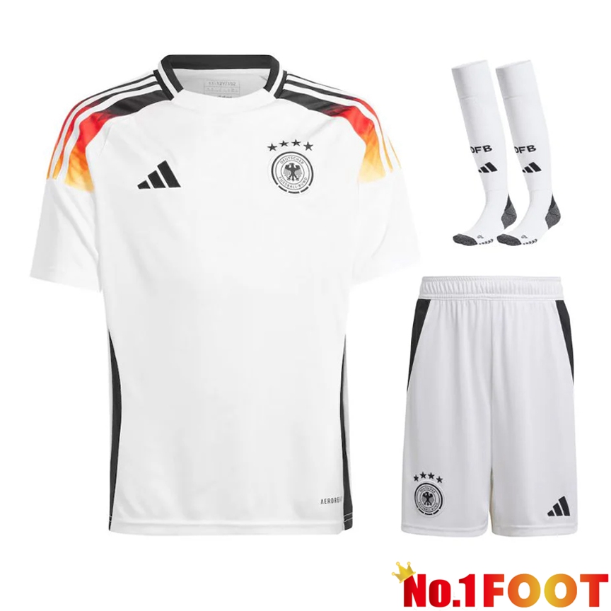 Germany Home Soccer Jersey (Shorts + Socks) Kit 2024/2025