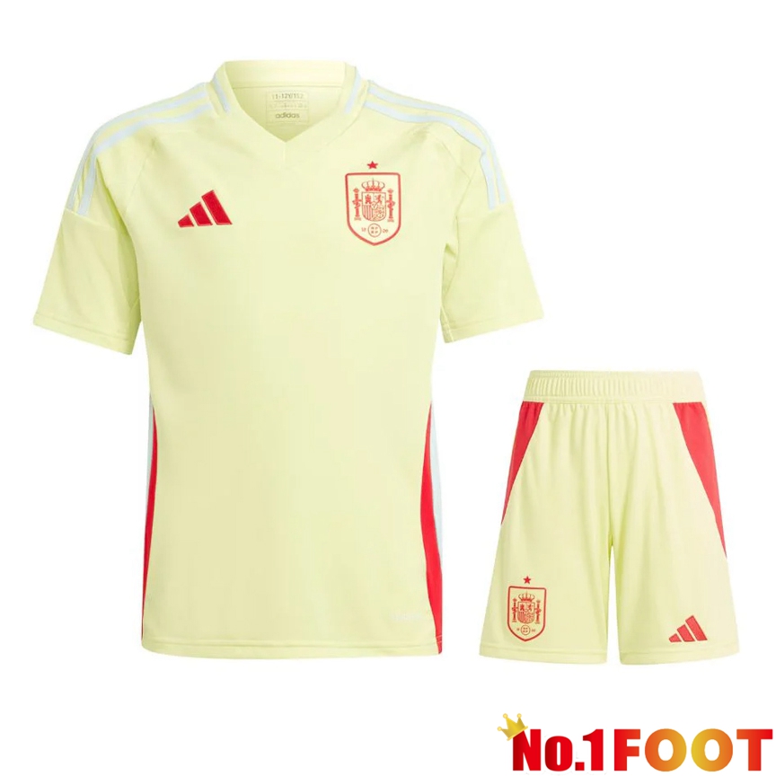 Spain Away Soccer Jersey + Shorts Kit 2024/2025