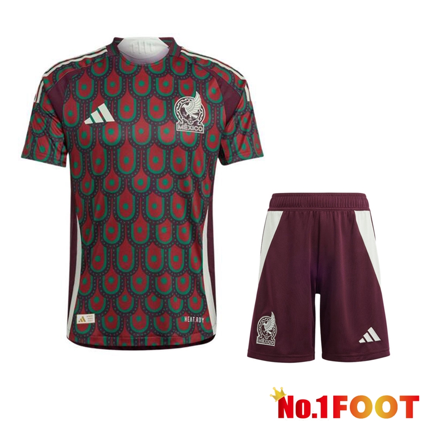 Mexico Home Soccer Jersey + Shorts Kit 2024/2025