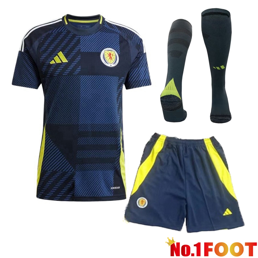 Scotland Home Soccer Jersey (Shorts + Socks) Kit 2024/2025