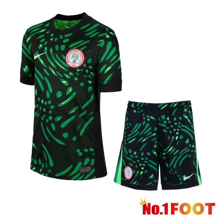 Nigeria Away Soccer Jersey + Shorts Kit 2024/2025