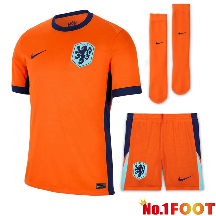 Netherlands Away Soccer Jersey (Shorts + Socks) Kit 2024/2025