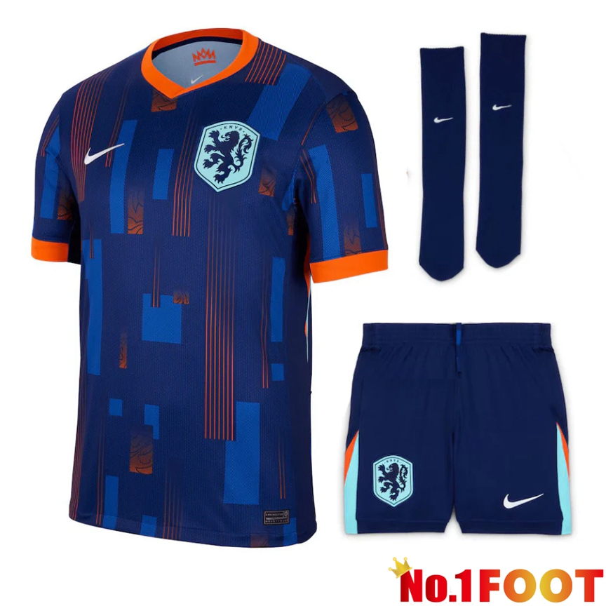 Netherlands Home Soccer Jersey (Shorts + Socks) Kit 2024/2025