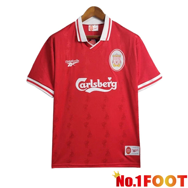 Liverpool Retro Home Soccer Jersey 1996