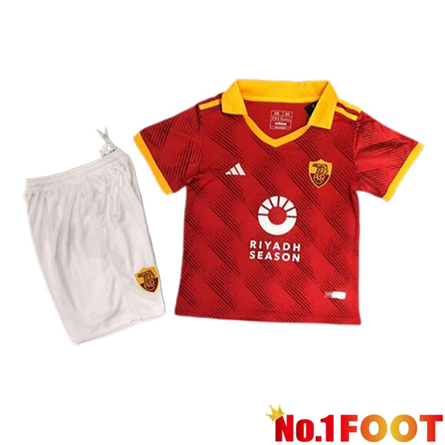 As Rome Kids Fourth Soccer Jersey 2024/2025