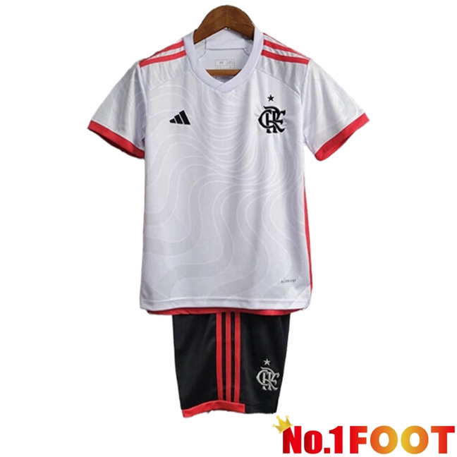 Flamengo Kids Away Soccer Jersey 2024/2025