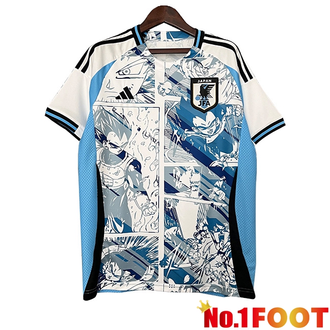 Japan Soccer Jersey Special Edition Dragon Ball White 2024/2025