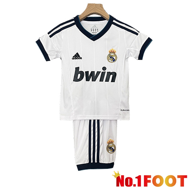 Real Madrid Retro Kids Home Soccer Jersey 2012/2013