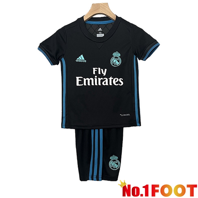 Real Madrid Retro Kids Away Soccer Jersey 2017/2018